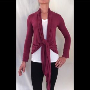 Wrap/Tie cardigan, Endless ways to tie